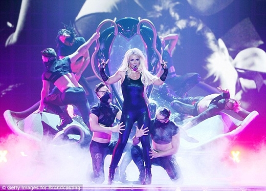 
	
	Một trong những đêm diễn của Britney tại Las Vegas.